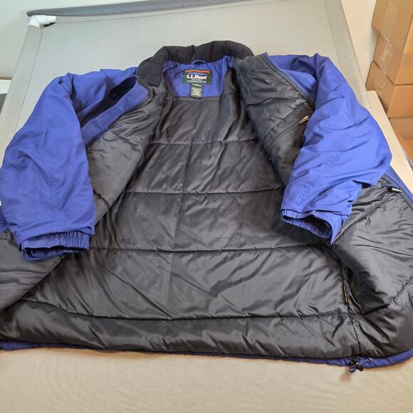L.L.Bean Men’s XL Blue Thinsulate Ultra Insulated Winter Jacket Coat - Picture 3 of 12